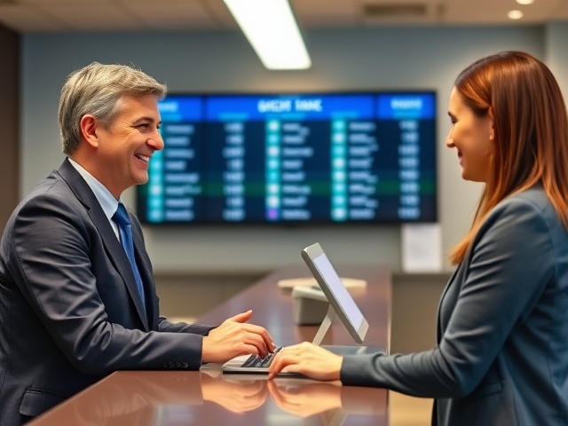 Efficient crowd management in bank branches with smart queue system