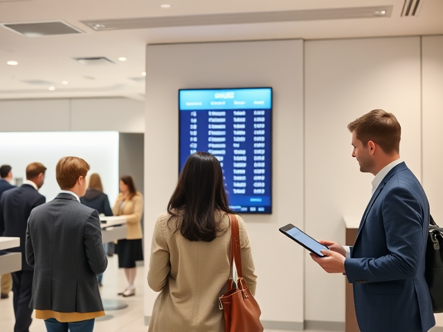 Bank branch queue management in Singapore reducing waiting times