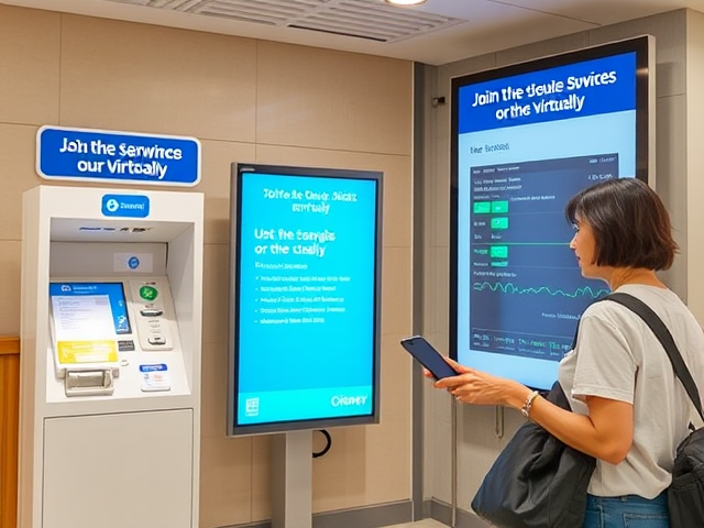 Hybrid queue management system for government offices